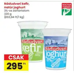 Spar Nádudvari kefir, natúr joghurt ajánlat