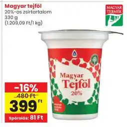 Spar Magyar tejföl ajánlat