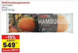 Spar SPAR hamburgerzsemle ajánlat