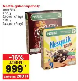 Spar NESTLÉ Gabonapehely ajánlat