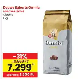 Spar Douwe Egberts Omnia Szemes Kávé ajánlat