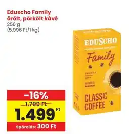Spar EduScho Family őrölt, pörkölt kávé ajánlat