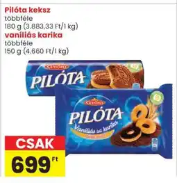 Spar Pilóta keksz, vaníliás karika ajánlat