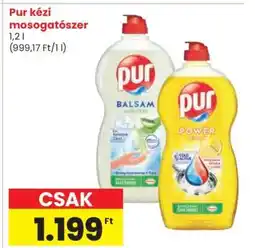 Spar Pur kézi mosogatószer ajánlat