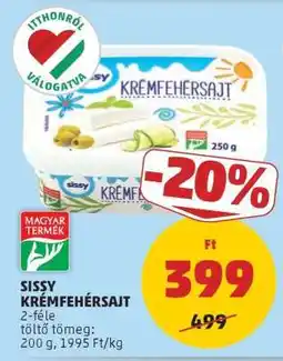 PENNY Sissy Krémfehérsajt ajánlat