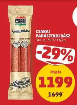 PENNY Csabai parasztkolbász ajánlat