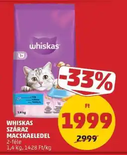 PENNY Whiskas száraz macskaeledel ajánlat