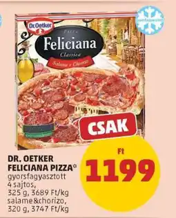 PENNY Dr. Oetker Feliciana pizza ajánlat