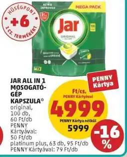 PENNY Jar All in 1 Mosogatógép Kapszula ajánlat
