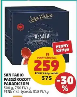 PENNY San Fabio Passzírozott Paradicsom ajánlat