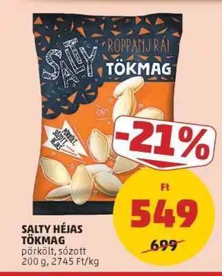 PENNY SALTY Héjas Tökmag ajánlat