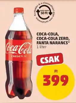 PENNY Coca Cola / Coca Cola Zero / Fanta narancs ajánlat