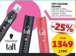 PENNY Taft hajlakk/hajhab ajánlat