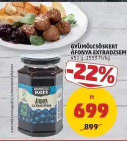 PENNY GYÜMÖLCSÖSKERT ÁFONYA EXTRADZSEM ajánlat