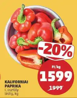 PENNY Kaliforniai paprika ajánlat