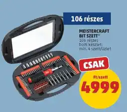 PENNY MEISTERCRAFT BIT SZETT ajánlat