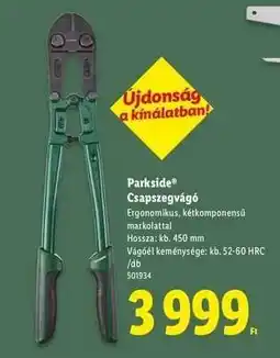 Lidl Parkside Csapszegvágó ajánlat