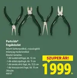 Lidl PARKSIDE Fogókészlet ajánlat
