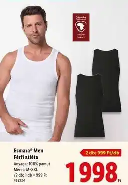 Lidl Esmara Men Férfi atléta ajánlat