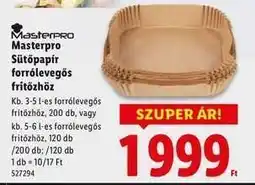 Lidl Masterpro Sütőpapír forrólevegős fritőzhöz ajánlat