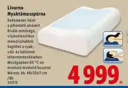 Lidl Livarno Nyaktámaszpárna ajánlat