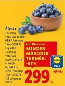 Lidl Áfonya ajánlat