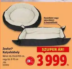 Lidl Zoofari Kutyafekhely ajánlat