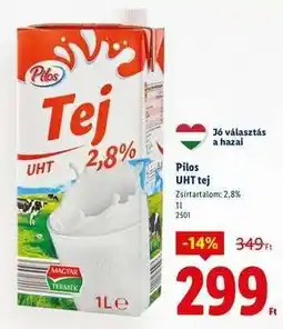 Lidl Pilos UHT tej ajánlat