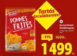 Lidl HARVEST BASKET Hasábburgonya ajánlat