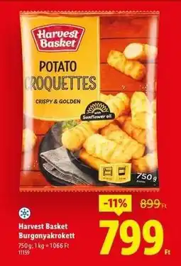 Lidl Harvest Basket Burgonyakrokett ajánlat