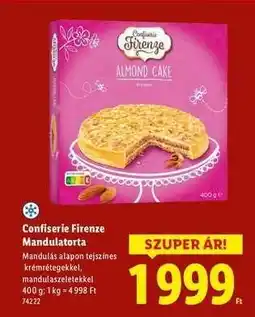 Lidl CONFISERIE FIRENZE Mandulatorta ajánlat