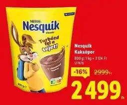 Lidl NESQUIK Kakaópor ajánlat