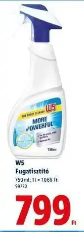 Lidl W5 Fugatisztító ajánlat
