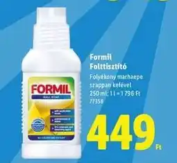 Lidl FORMIL Folttisztító ajánlat