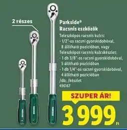 Lidl PARKSIDE Racsnis eszközök ajánlat