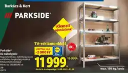 Lidl Parkside XL műhelypolc ajánlat