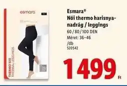 Lidl Esmara Női thermo harisnyanadrág / leggings ajánlat