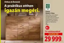 Lidl Livarno Komód, 4 fiókos ajánlat