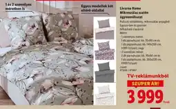 Lidl LIVARNO HOME Mikroszálas szatén ágyneműhuzat ajánlat