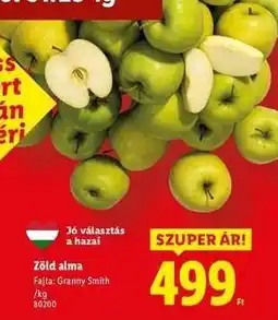 Lidl Zöld alma ajánlat