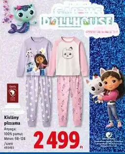 Lidl Kislány pizsama ajánlat