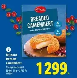 Lidl Milbona Rántott camembert ajánlat