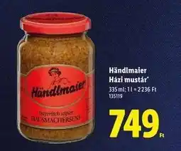 Lidl Händlmaier Házi mustár ajánlat