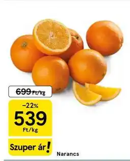 Tesco Narancs ajánlat