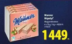 Lidl MANNER Nápolyi ajánlat