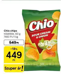 Tesco CHIO Chips ajánlat