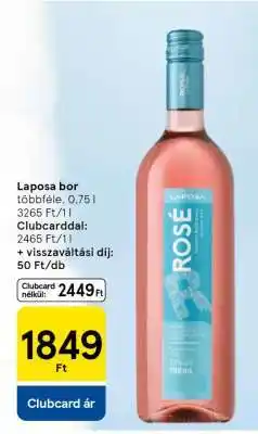 Tesco Laposa bor ajánlat