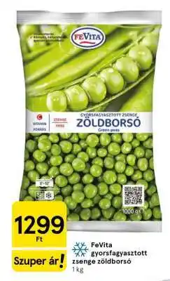 Tesco FeVita gyorsfagyasztott zsenge zöldborsó ajánlat