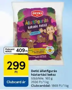 Tesco DETKI Állatfigurás háztartási keksz ajánlat