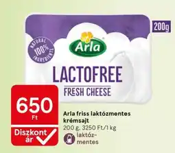 Tesco Arla friss laktózmentes krémsajt ajánlat